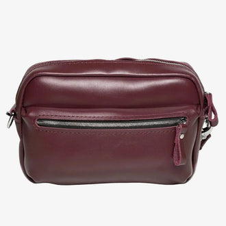 Шкіряна жіноча кросбоді-сумка WalkBag для повсякдення, фото 39 — Skin&Skin