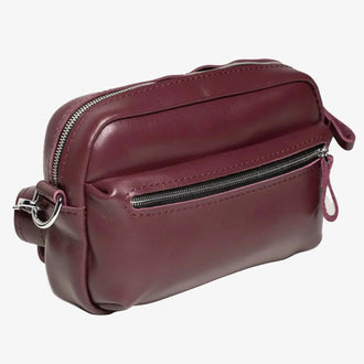 Шкіряна жіноча кросбоді-сумка WalkBag для повсякдення, фото 41 — Skin&Skin