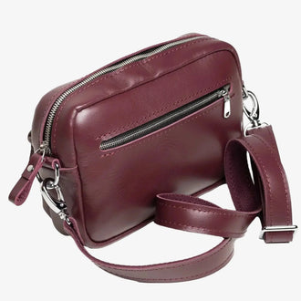 Шкіряна жіноча кросбоді-сумка WalkBag для повсякдення, фото 40 — Skin&Skin