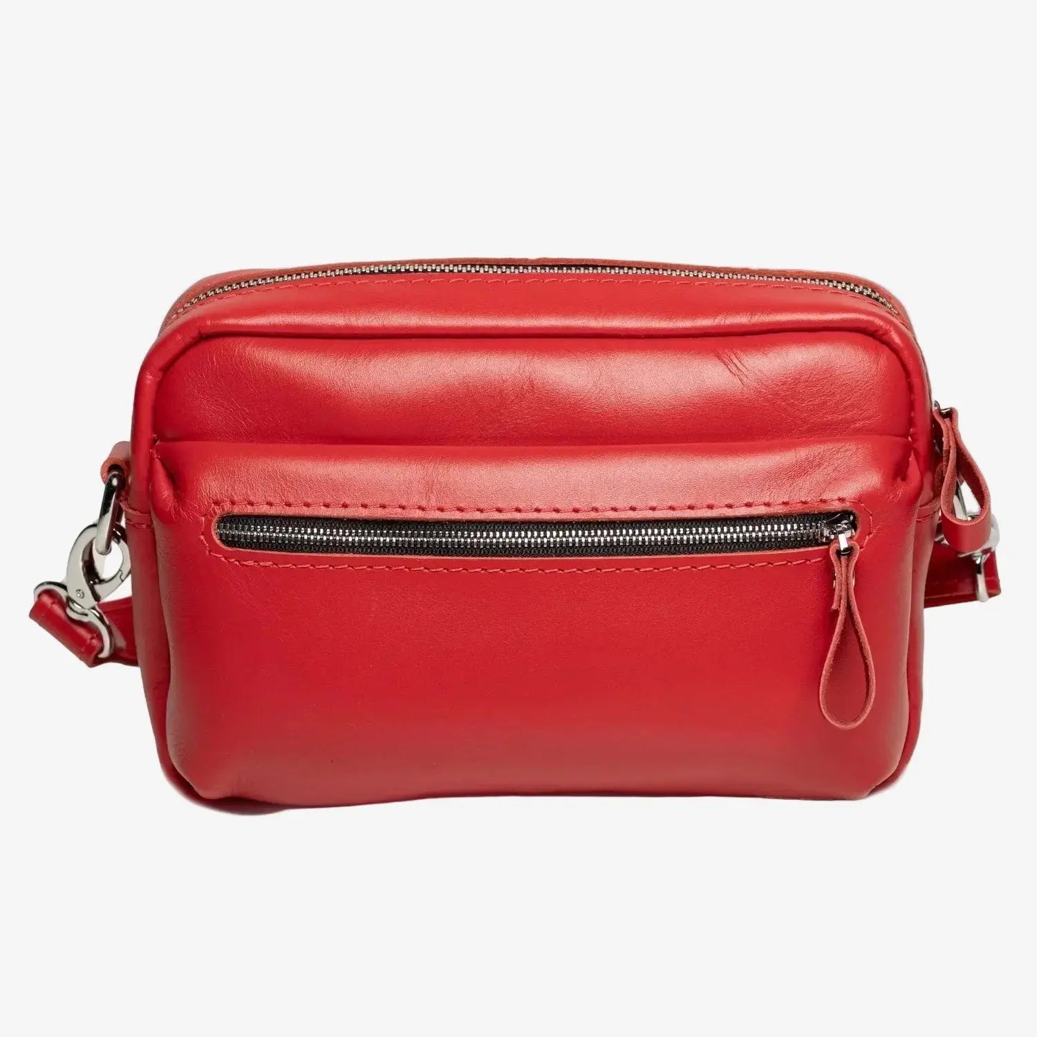 Шкіряна жіноча кросбоді-сумка WalkBag для повсякдення, фото 2 — Skin&Skin