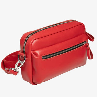 Шкіряна жіноча кросбоді-сумка WalkBag для повсякдення, фото 4 — Skin&Skin
