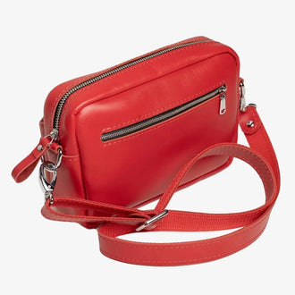 Шкіряна жіноча кросбоді-сумка WalkBag для повсякдення, фото 3 — Skin&Skin