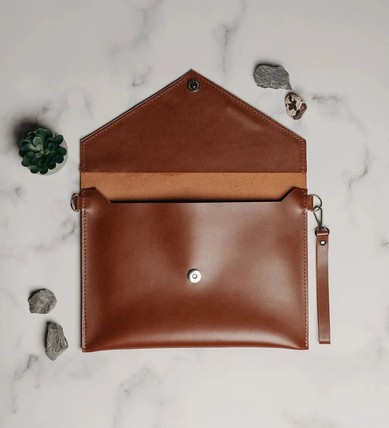 Клатч-конверт зі шкіри | Папка А4
