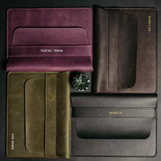 Чохол-папка для MacBook з натуральної шкіри Crazy Horse | Sleeve — Skin&Skin