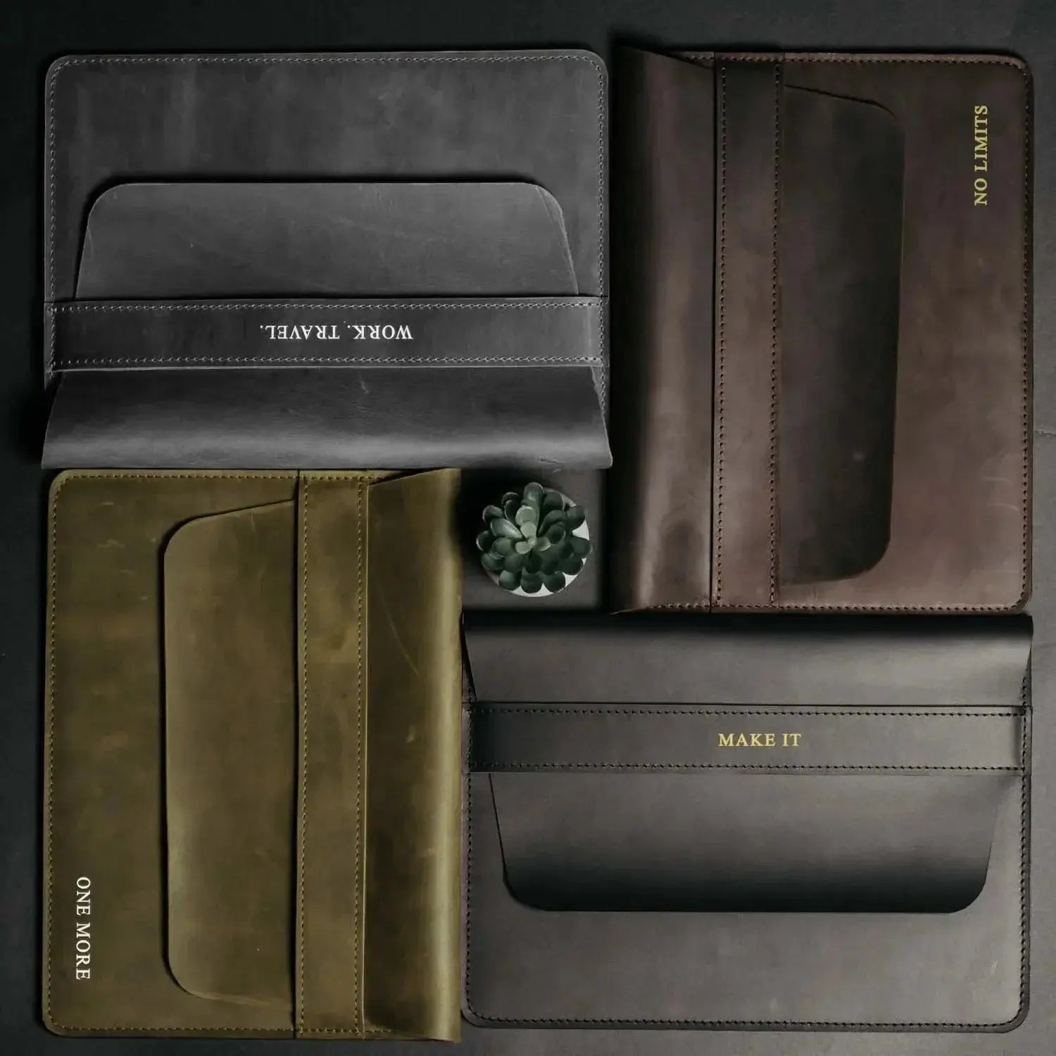 Чохол-папка для MacBook з натуральної шкіри Crazy Horse | Sleeve, фото 37 — Skin&Skin