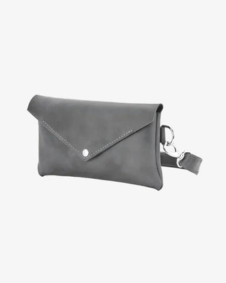 Шкіряна жіноча сумка-трансформер на пояс і через плече | Crossbody-конверт, фото 22 — Skin&Skin
