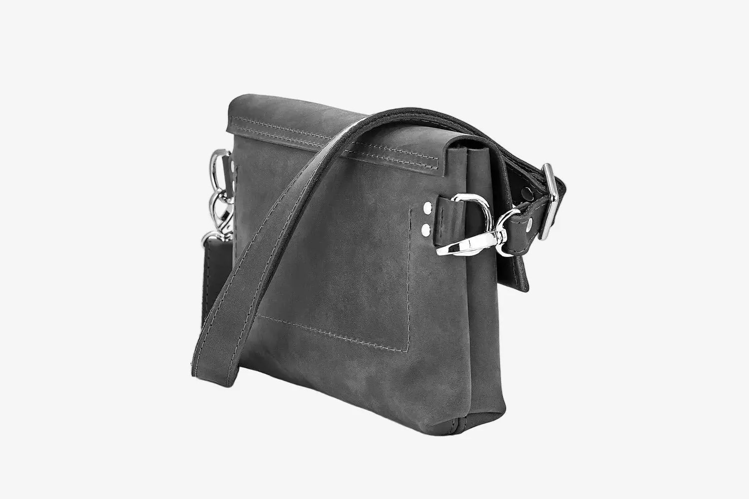Crossbody L – чоловіча сумка з матової шкіри 3 в 1, фото 19 — Skin&Skin