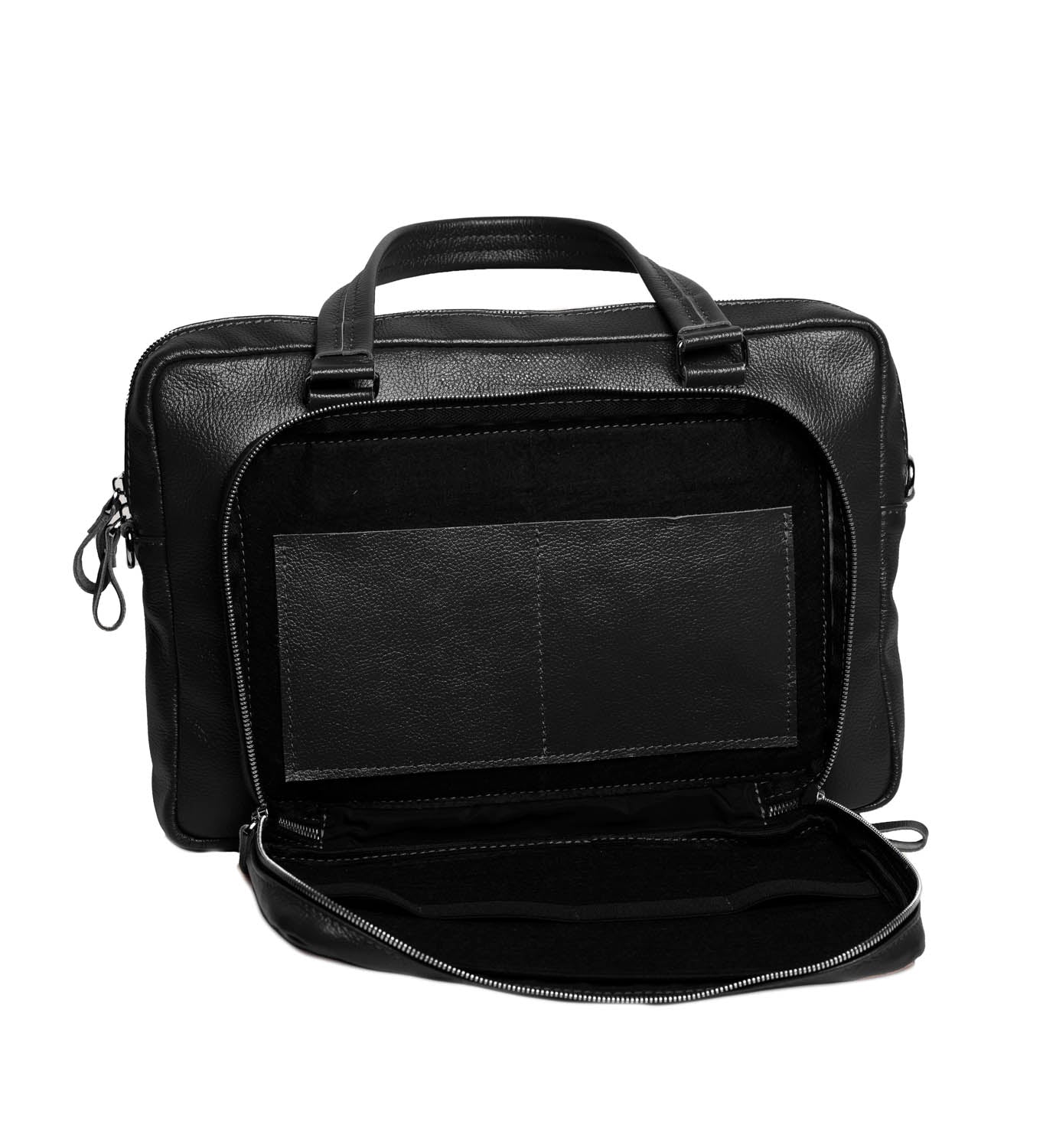 Портфель-органайзер для ноутбука із зернистої шкіри | Woke | 3 розміри