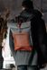 Рюкзак зі шкіри та повсті Woolberg світло-сірий BP02LGG фото 2