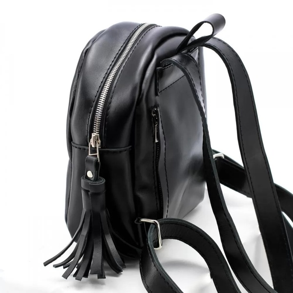 Кожаный рюкзак Mini черный BP07BL фото