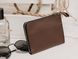 Шкіряний гаманець Zipper S коричневий SW05BR фото 8