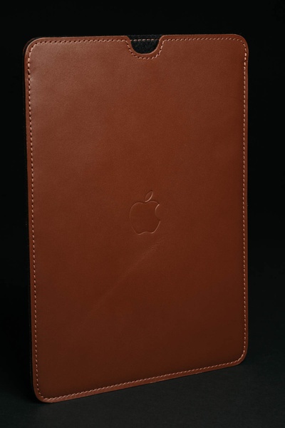 Кожаный чехол для MacBook FlatCase Коньячный 15.6 LC05CO-15 фото