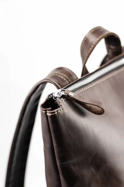 Шкіряний рюкзак Flatrock коричневий M BP09BR фото