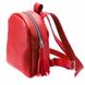 Шкіряний рюкзак Mini червоний BP07r фото 3