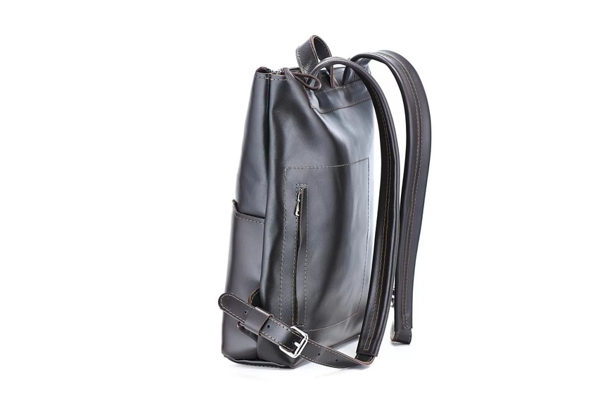 Кожаный рюкзак Flatrock коричневый M BP09BR фото