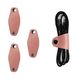 Кожаный Зажим для проводов Розовый M комплект 3 шт AS03PI3 фото 1