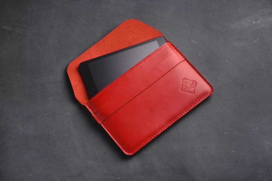 Кожаный Чехол для ноутбука Sleeve красный 13.3 LC04R-13 фото