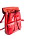 Кожаный рюкзак Helion красный BP06r фото 4