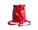 Кожаный рюкзак Helion красный BP06r фото 3