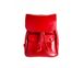 Шкіряний рюкзак Helion червоний BP06r фото 1