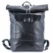 Кожаный рюкзак Roll черный L BP01BL фото