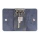 Шкіряна ключниця на 6 ключів синя LA05NB фото 2