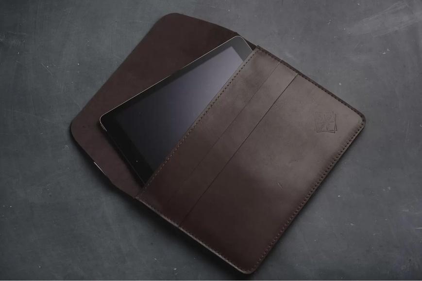 Кожаный Чехол для ноутбука и Ipad Sleeve коричневый 12.9 LC04BR-12 фото