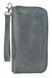 Кожаный Кошелек Zipper L серый LW06GG фото 2