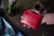 Кожаный Кошелек Zipper S красный SW05R фото 7