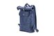 Шкіряний рюкзак Roll темно-синій L BP01NB фото 4