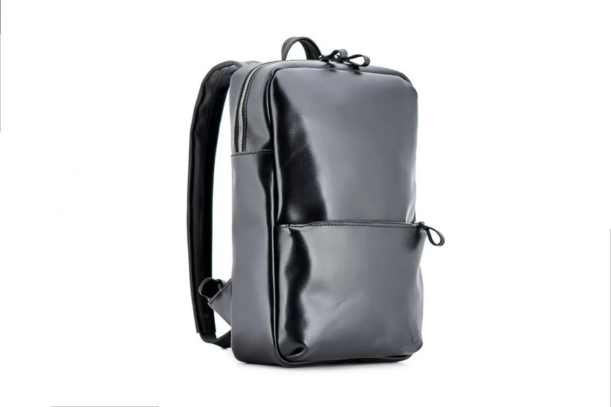 Шкіряний рюкзак Nomad чорний L BP04BL-L фото