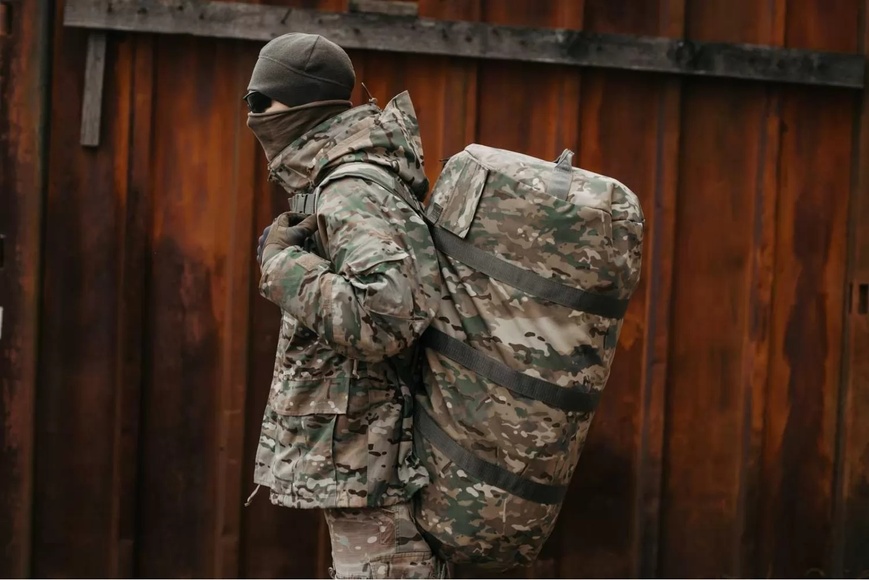 Армійський військовий рюкзак баул, сумка дорожня Мультикам 80 л ЗСУ RB80M фото