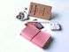 Кожаный Блокнот А6 со сменными блоками розовый пудровый LA16PI фото 5
