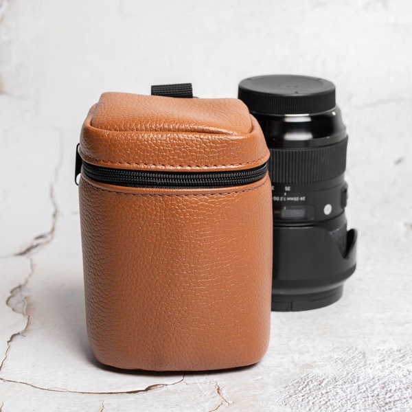 Футляр для объектива Lens case S коньячный флотар LA37COF-S фото