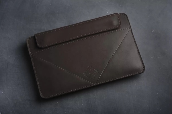 Кожаный Чехол с подставкой для iPad коричневый 12.9 LC07BR-12 фото