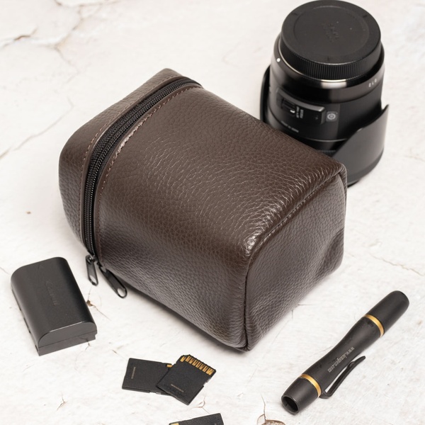 Футляр для объектива Lens case XL коричневый флотар LA37BRF-XL фото