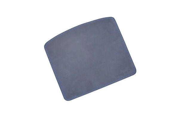Шкіряний килимок для мишки синій LA18NB фото