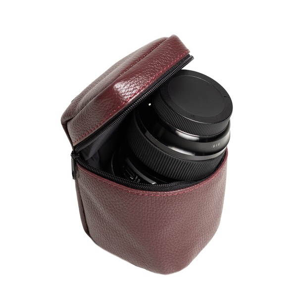 Футляр для объектива Lens case S бордовый флотар LA37BUF-S фото