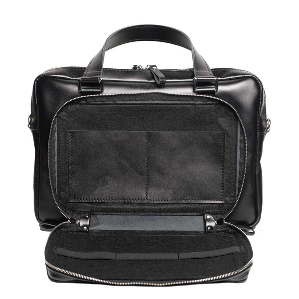 Кожаный Портфель Woke черный L BR01BL-L фото