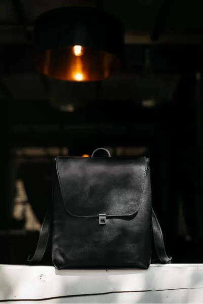 Кожаный рюкзак Ember черный BP08BL фото
