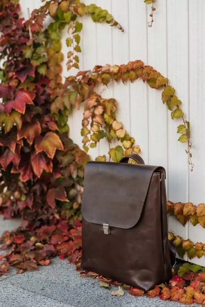 Кожаный рюкзак Ember коричневый BP08BR фото