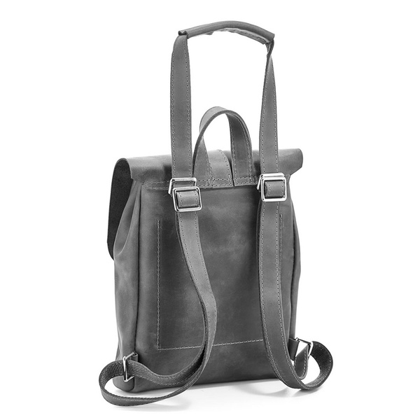 Кожаный рюкзак Eternal серый BP03GG фото