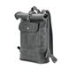 Шкіряний рюкзак Roll сірий L BP01GG фото 4