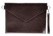 Шкіряний клатч-конверт під A4 коричневий WC02Br фото
