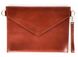 Кожаный Клатч-конверт под A4 коньячный WC02CO фото 1